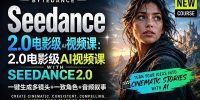 Seedance 2.0电影级AI视频课:一键生成多镜头+一致角色+音频叙事