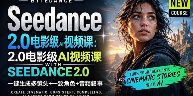 Seedance 2.0电影级AI视频课:一键生成多镜头+一致角色+音频叙事