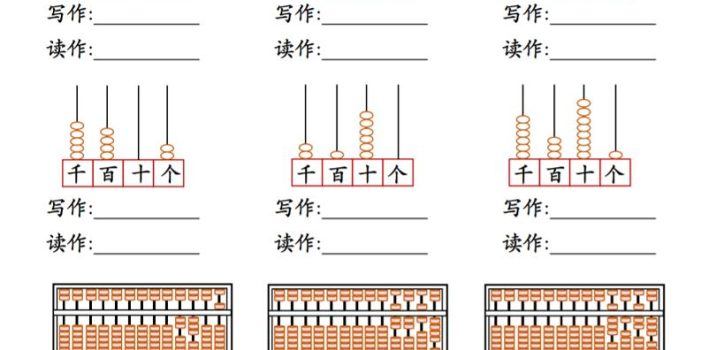 二年级下数学《万以内数的认识》常考易错专项