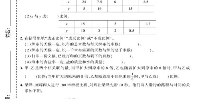 六年级下数学第六单元拔尖测试卷《苏教版》