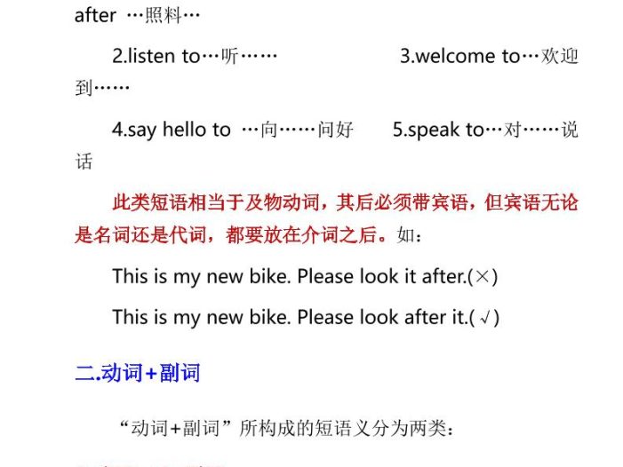 六年级下英语小学动词、词组归纳