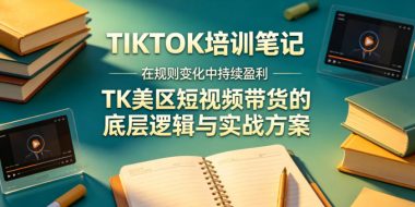 视界跨境TIKTOK4月17培训笔记,在规则变化中持续盈利,TK美区短视频带货的底层逻辑与实战方案【文档】