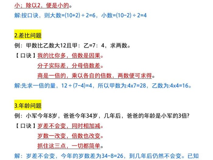 六年级下数学小升初：14类常考题型解题思路