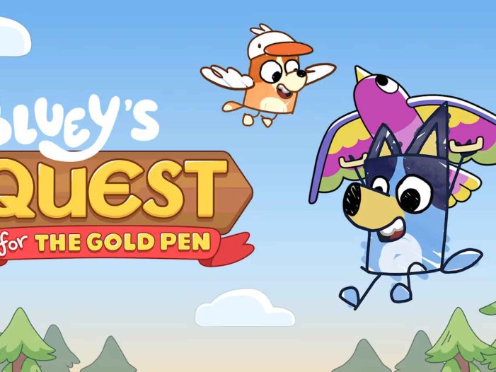 布鲁伊寻找金笔 .Bluey’s Quest For The Gold Pen 中文