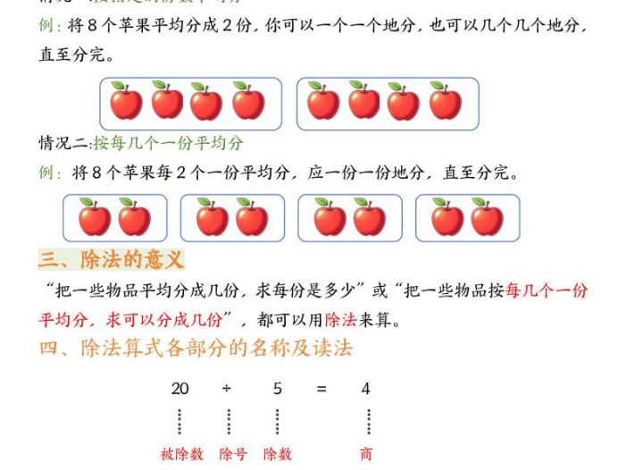 二年级下数学期末复习知识点汇总《沪教版》