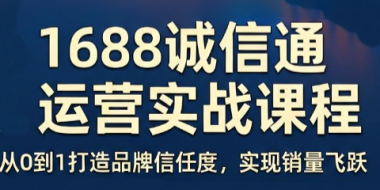 看山老师·阿里巴巴1688诚信通运营课程