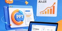 ai+PPT最新玩法,月入2万掌握AI工具,解锁PPT高效创作与变现技巧3天入门,实战案例·副业指南