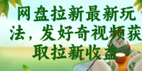 网盘拉新最新玩法，发好奇视频获取拉新收益