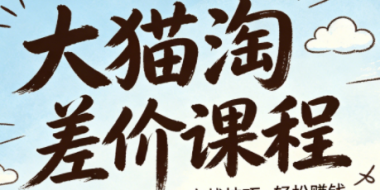 大猫淘差价课程(更新6月)