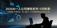 2026AI一人公司(OPC