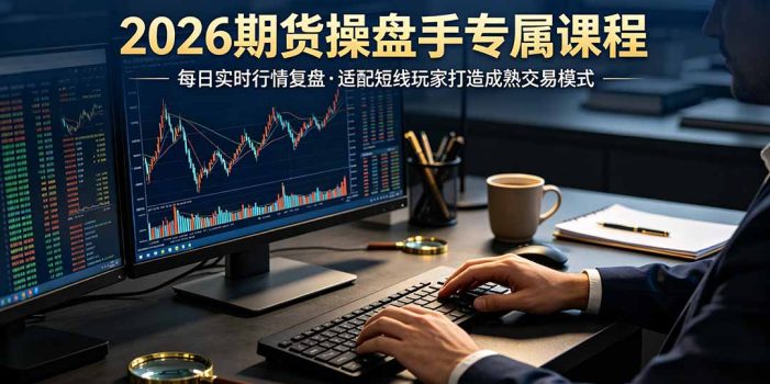2026期货操盘手专属课程-更新7月11,每日实时行情复盘,适配短线玩家打造成熟交易模式