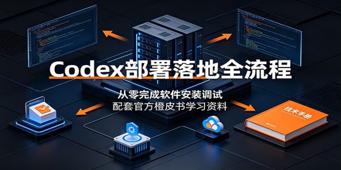 Codex部署落地全流程:从零完成软件安装调试,配套官方橙皮书学习资料