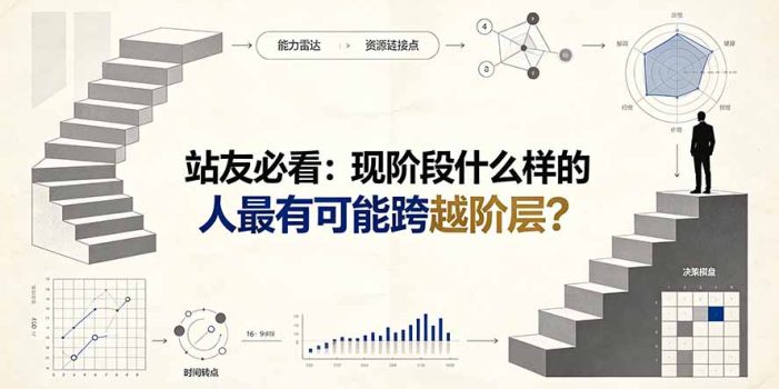 付费文章:站友必看:现阶段什么样的人最有可能跨越阶层?