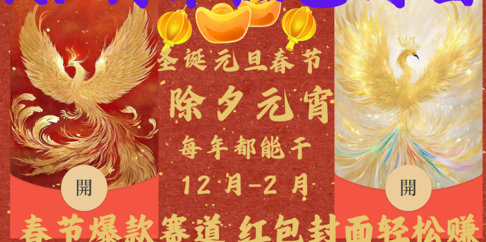 AI红包终于来了 春节谁不发红包?春节谁不领红包?一年一度红包封面,从圣诞干到…