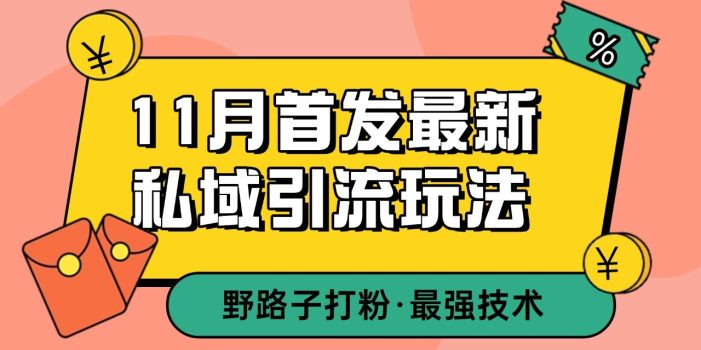 11月首发最新私域引流玩法,自动克隆爆款一键改写截流自热一体化 日引300+精准粉