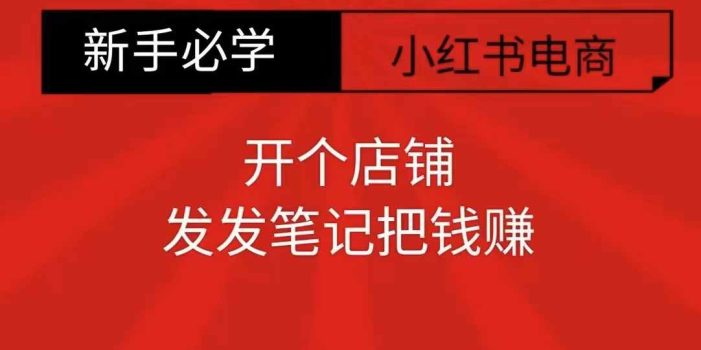 小红书零食共创【新手易上手】开个店铺,发发笔记把钱赚