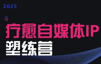 2025治愈自媒体IP训练营,专为疗愈领域从业者打造