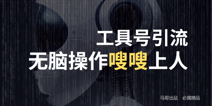 工具号高效引流法,嗖嗖上人,日引1000+,直接搬运,无脑操作