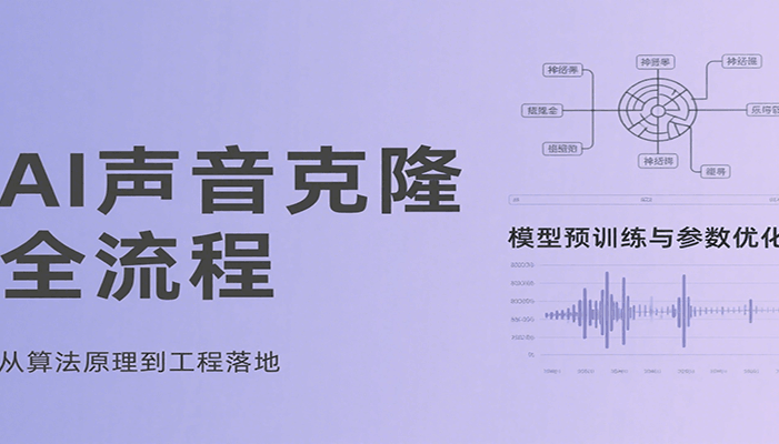 AI声音克隆全流程,基础概念到实战应用,3秒极速声音复刻、模型预训练、云端部署等